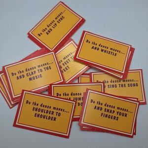 Vintage 1991 WPC Inc Do the Dance Moves Dance Party Replacement Cards Lot of 24